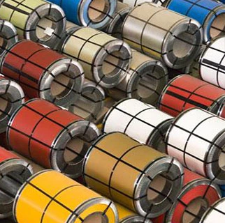 Bobina de aço galvanizado pré-pintada