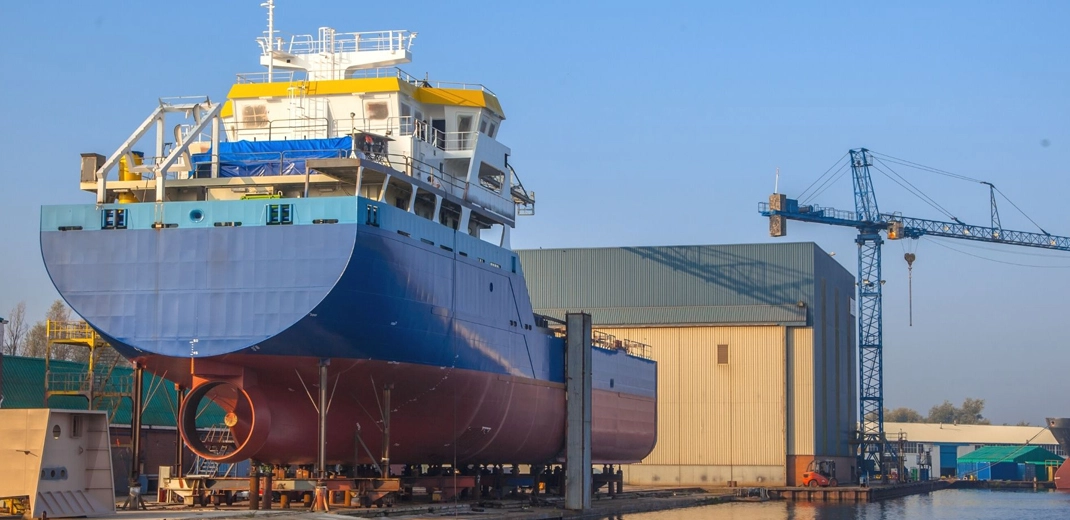 Projeto de construção naval plana de lâmpada