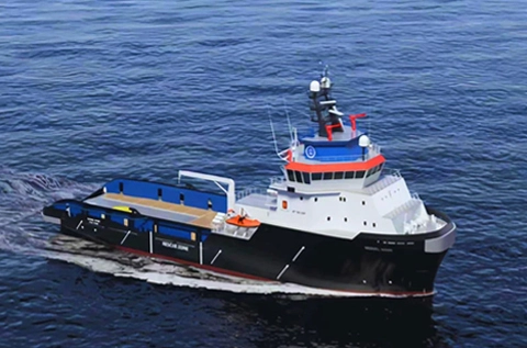 Projeto de construção naval SCA Salvage Tugboat