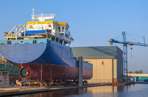 Projeto de construção naval plana de lâmpada