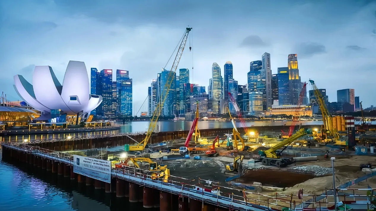 Projeto de construção Singapore NS Square